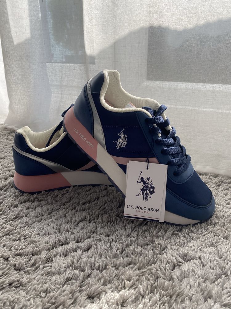 buty adidasy Polo Nylon eco 37 granatowe nowe z metkami