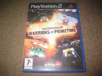 Jogo "Motorsiege: Warriors Of Primetime" para Playstation 2/Completo!