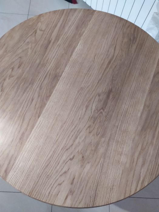 Stolik/Stół okrągły Loft Lity Dąb