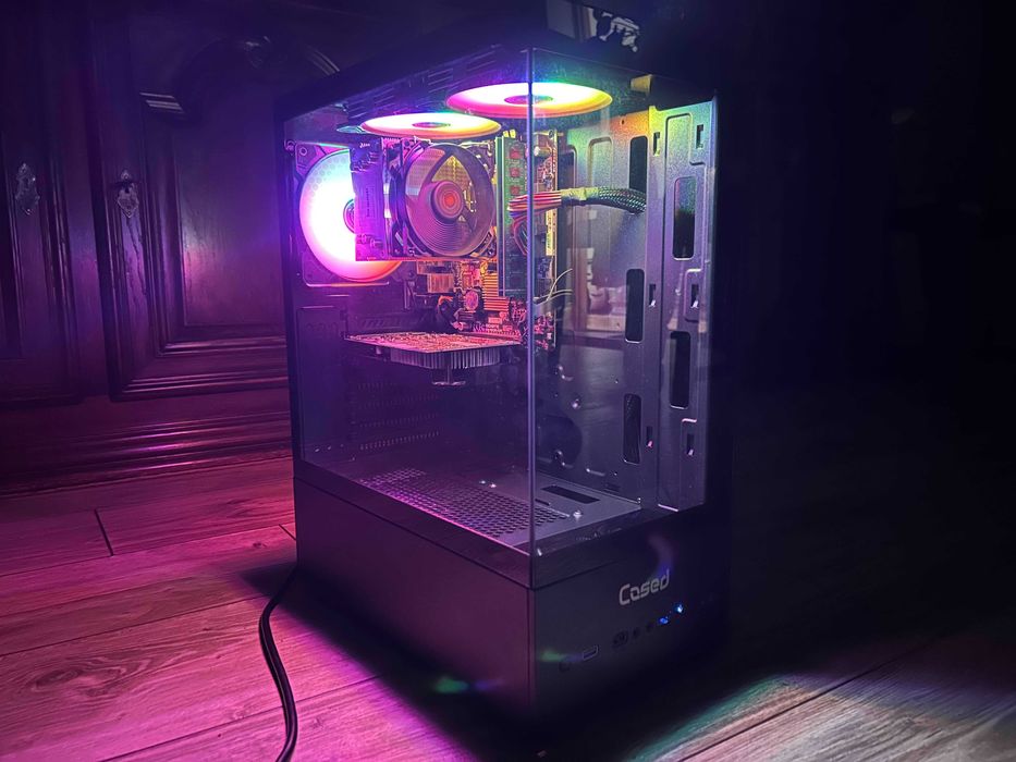 Komputer Gaming i5 GTX 16GB RAM SSD | Obudowa Akwarium | Win 10/11 Pro