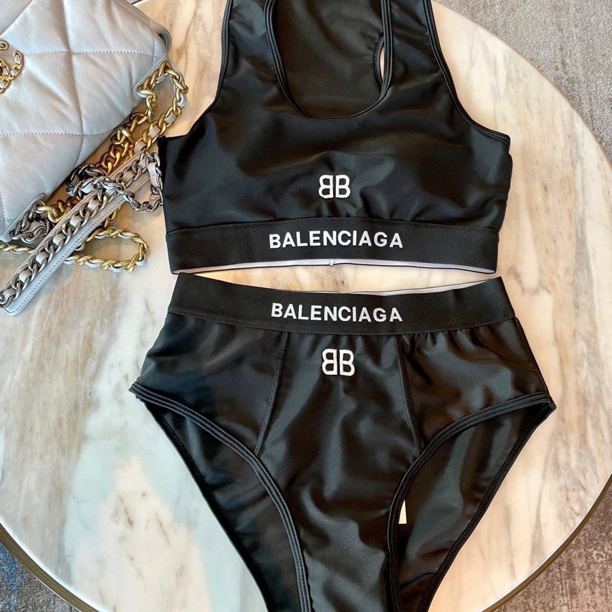Женский комплект белья Balenciaga, купальник Баленсиага