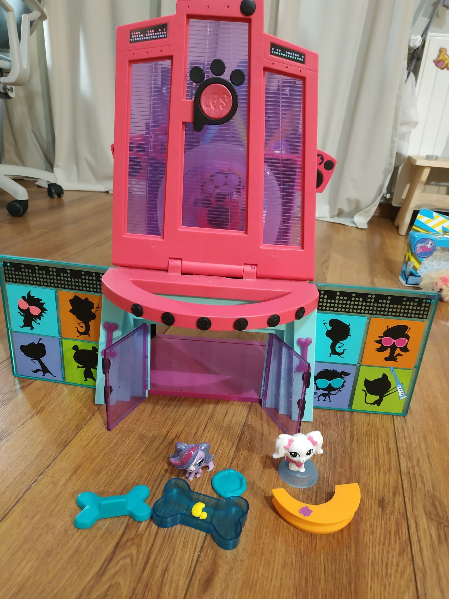 LPS Littlest Pet Shop hotel Pawza, domek zestaw