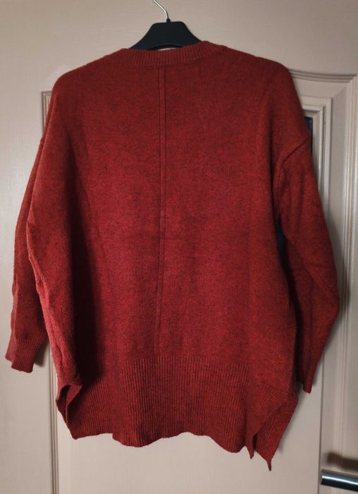 Sweter damski rozmiar XL ceglany