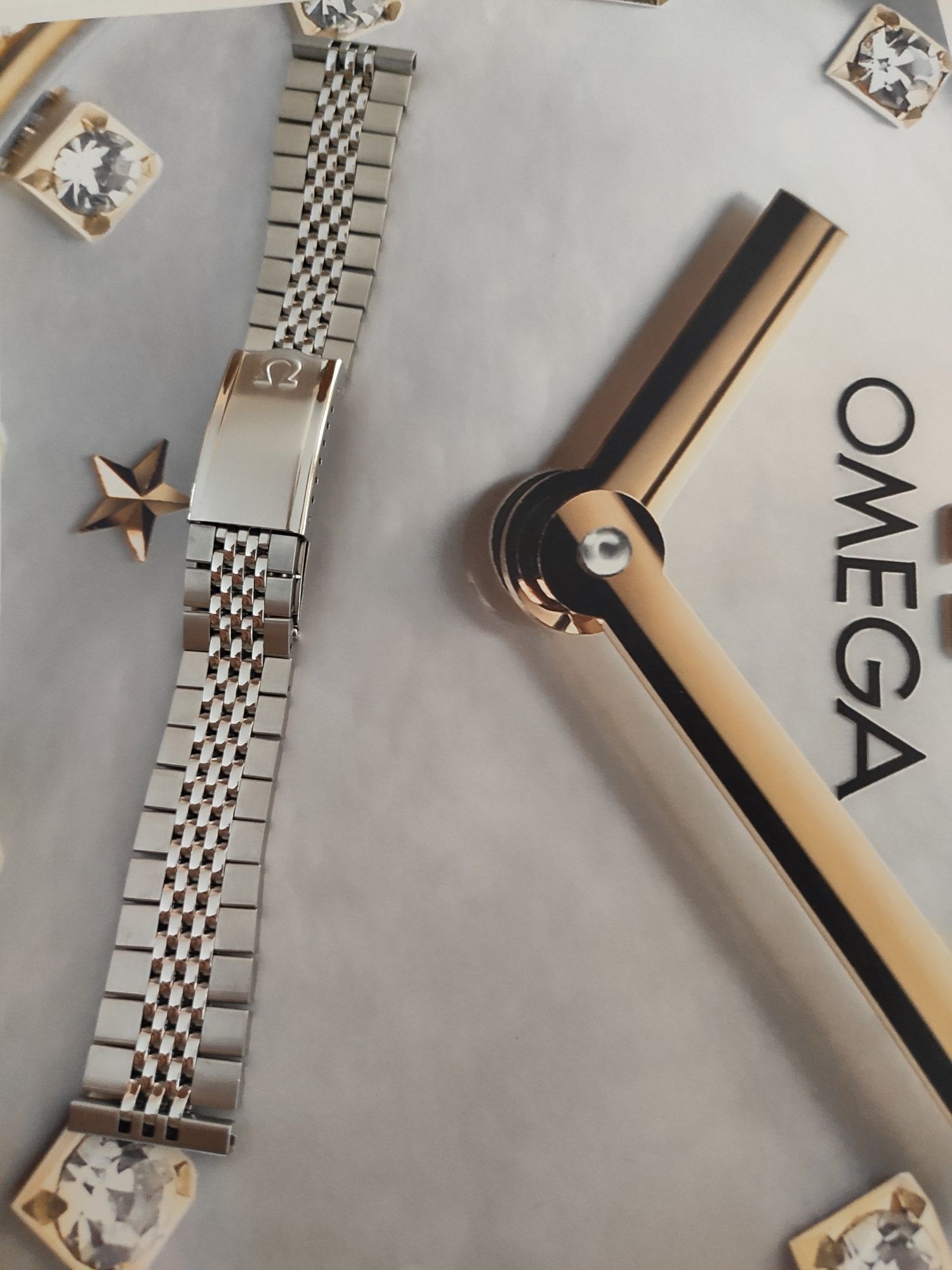 Omega 1173_nowa oryginalna bransoleta_20 mm
