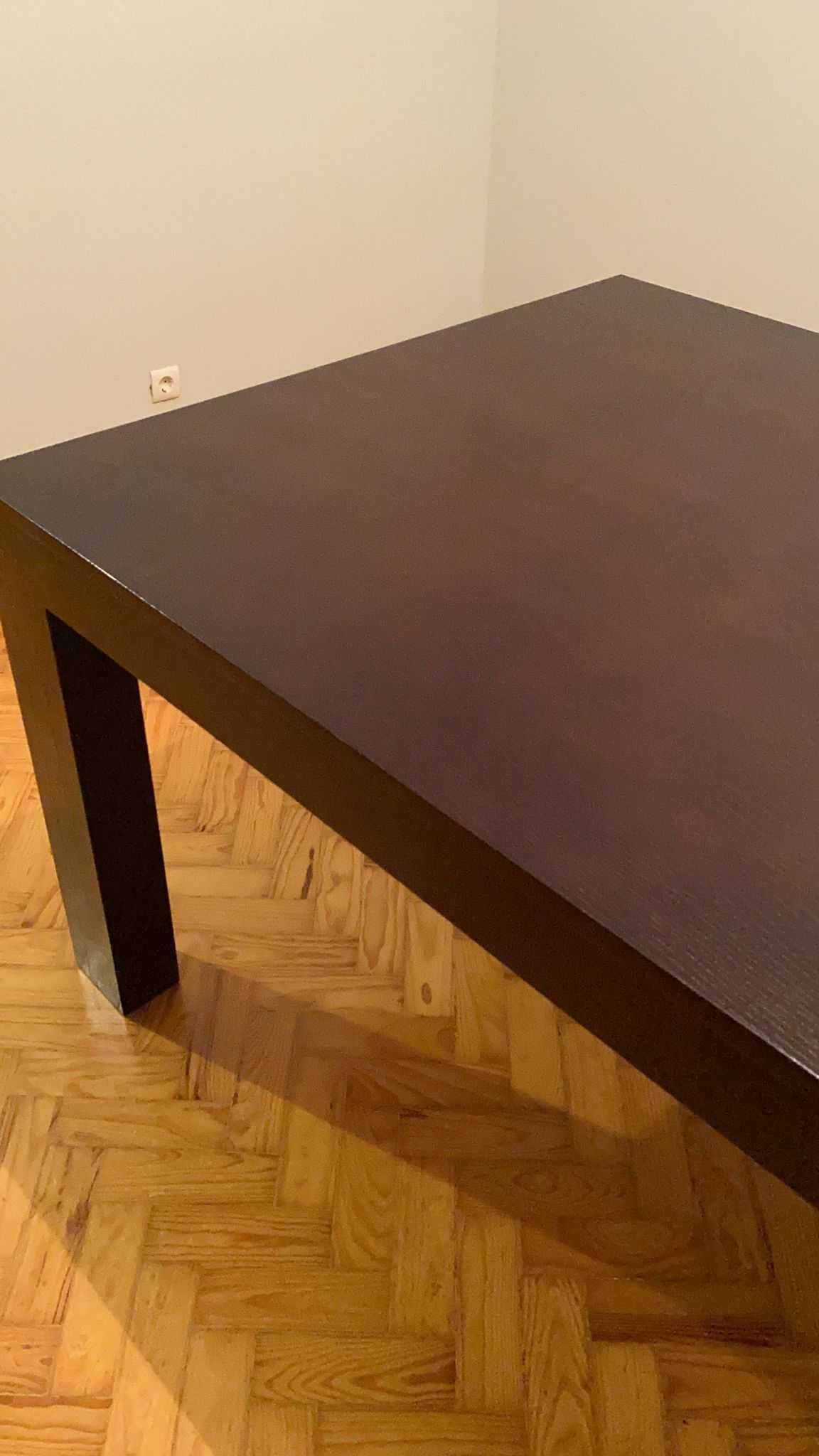 Mesa jantar madeira maciça 180x107 (extensível)