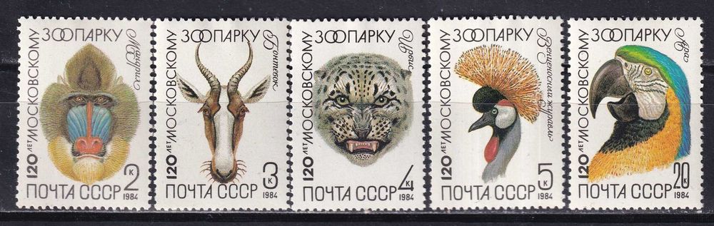 ZSRR 1984 cena 2,90 zł kat.1,75€ - fauna