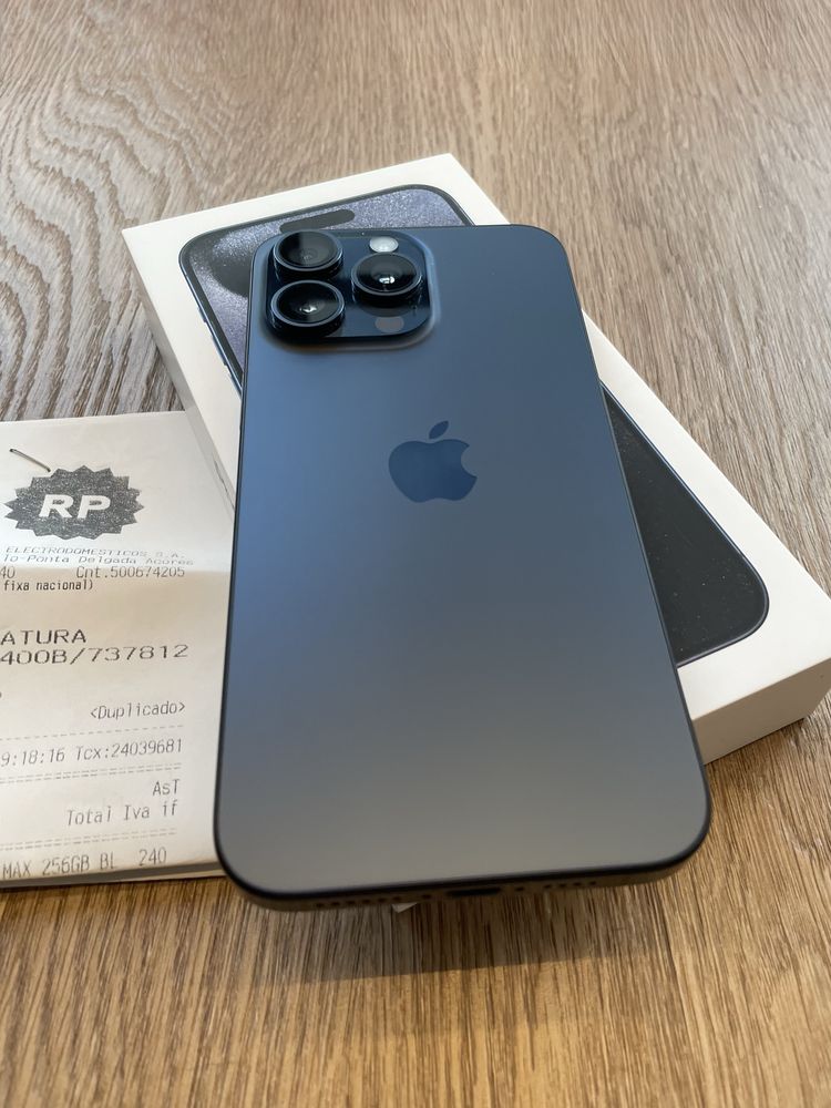 iPhone 15 Pro Max | Garantia até 2026 + capas Apple