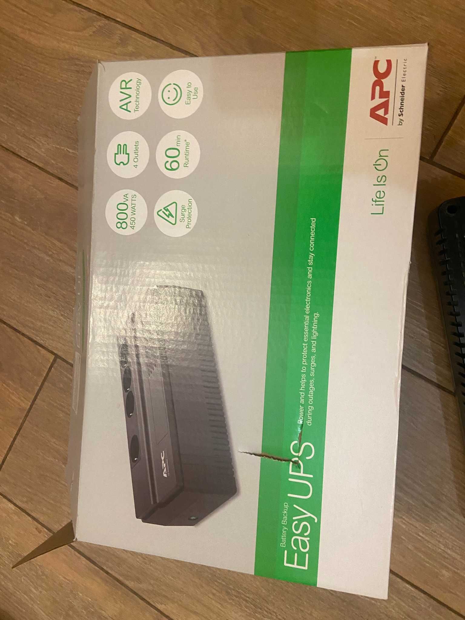 Джерело безперебійного живлення APC Easy UPS 800VA (450Вт)