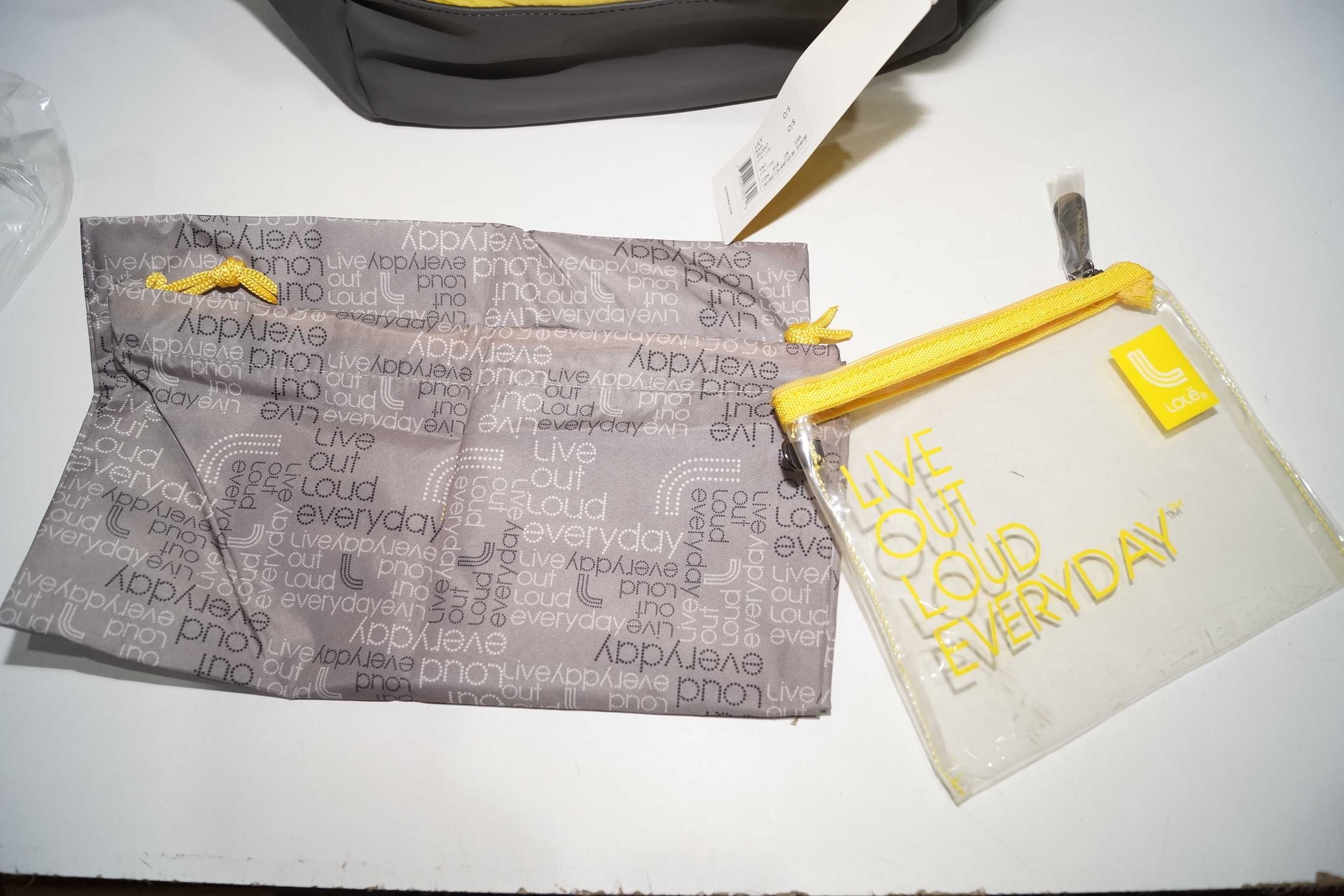 G322 Damska torebka torba torbo-plecak 2w1 LOLE Lily Bag żółta