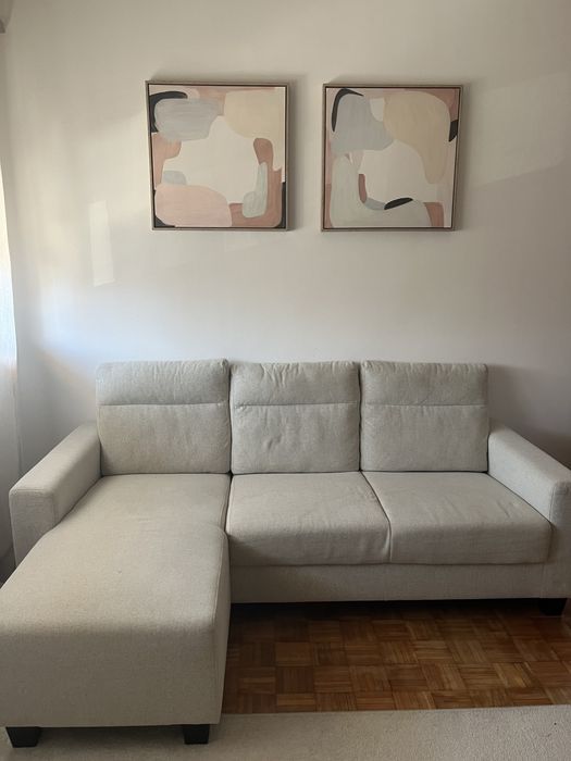 Sofá chaise loungue ikea