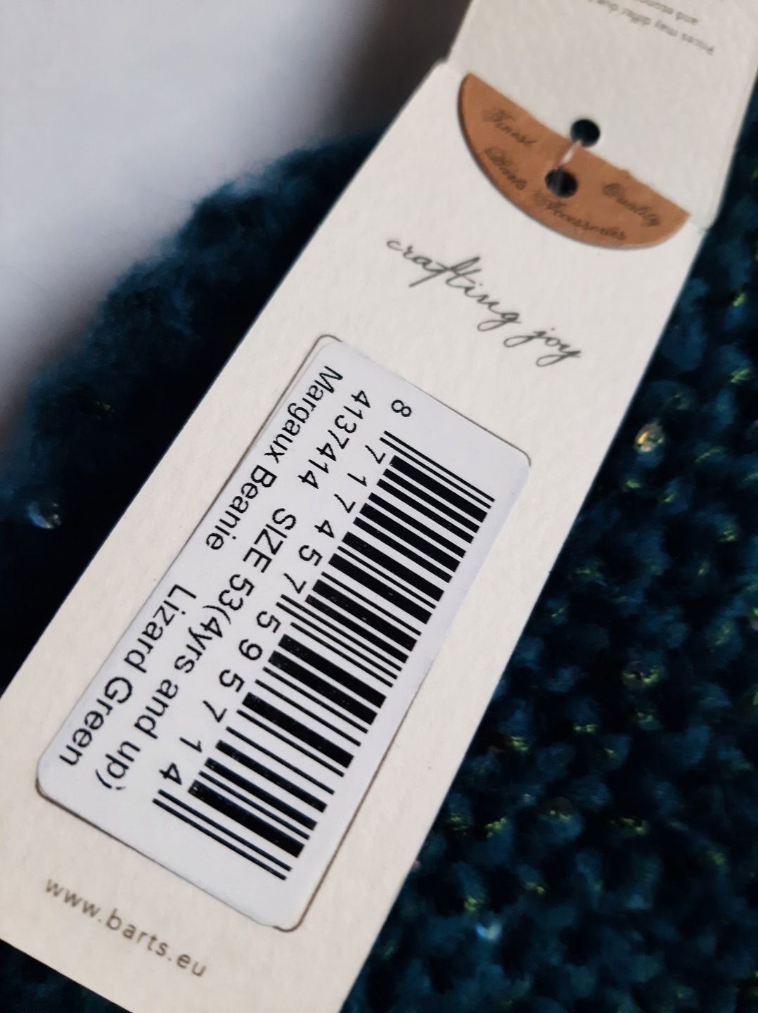 Barts Nowa czapka Margaux Beanie cekiny