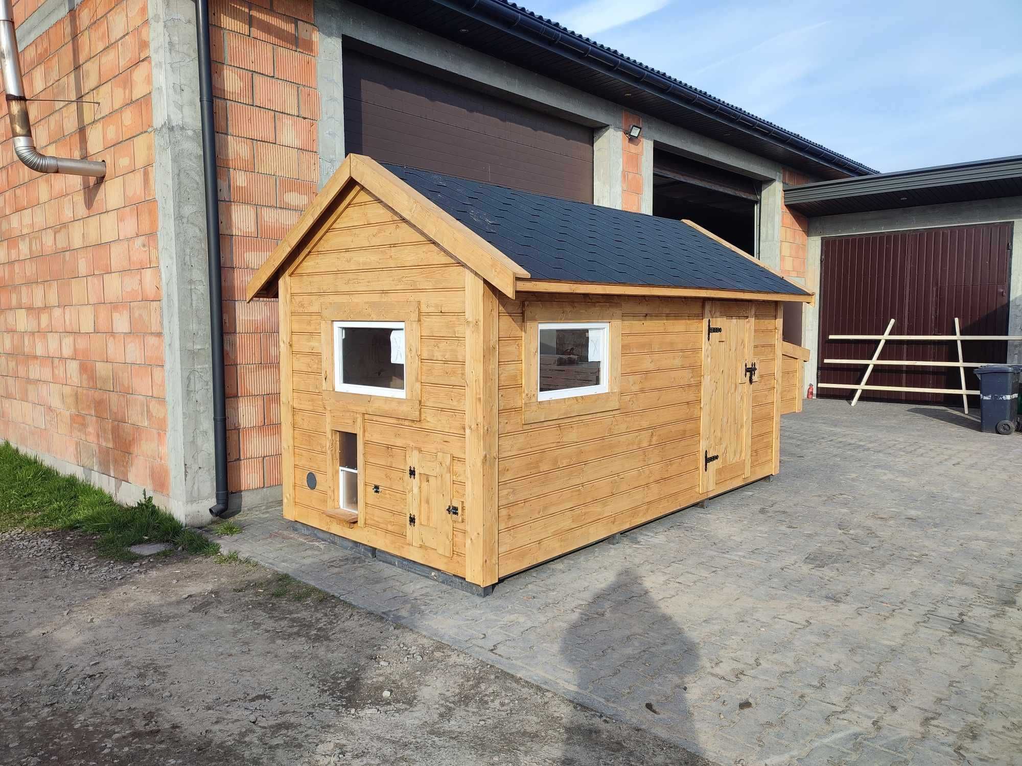 Kurnik dla kur, kaczek Gęsi 5mx2mx2,2mh Producent WoodStuff OCIEPLONY
