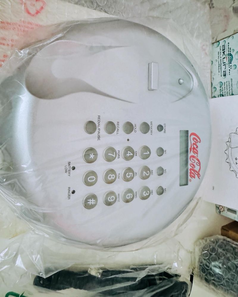 Telefon butelka coca cola vintage, retro 1999