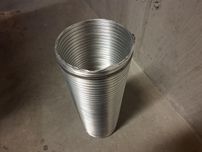 Rura aluminiowa do okapu.