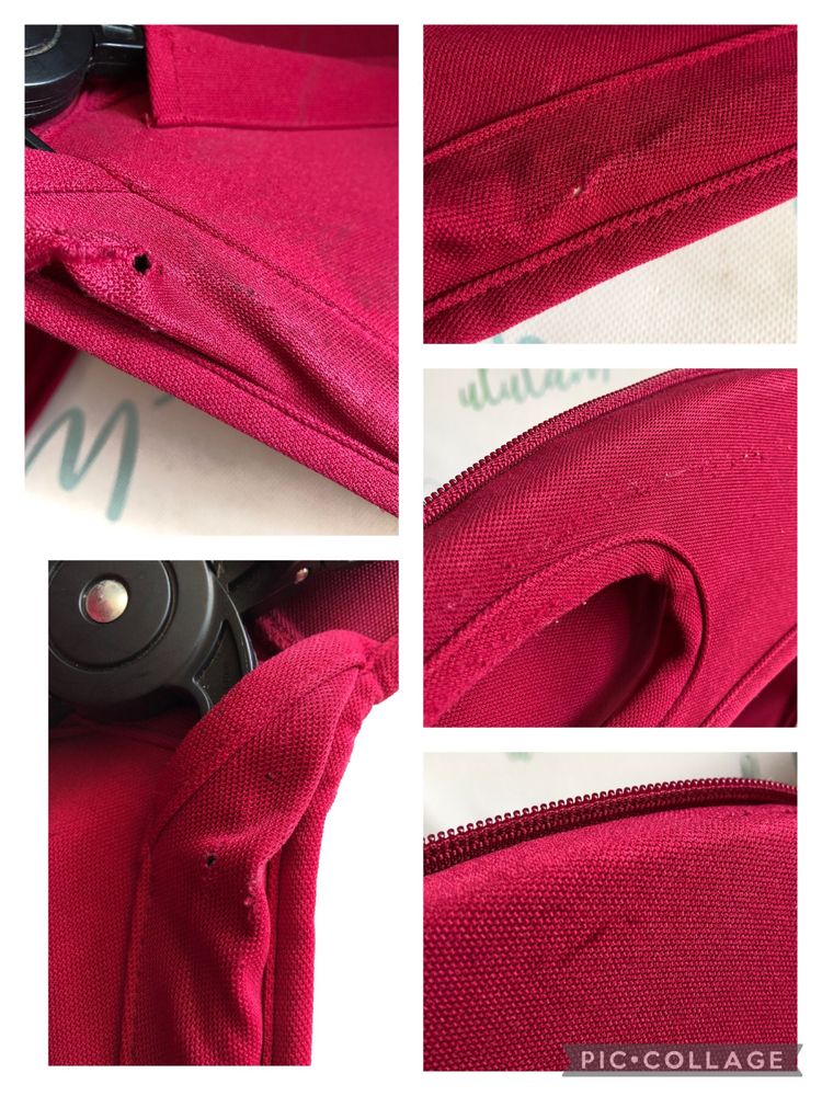 Bugaboo Donkey 2 budka daszek Ruby Red x2