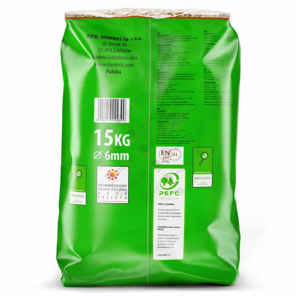 Pellet drewniany 6mm Jelenia-Góra transport, 4,6kWh/kg cena za tonę!!!