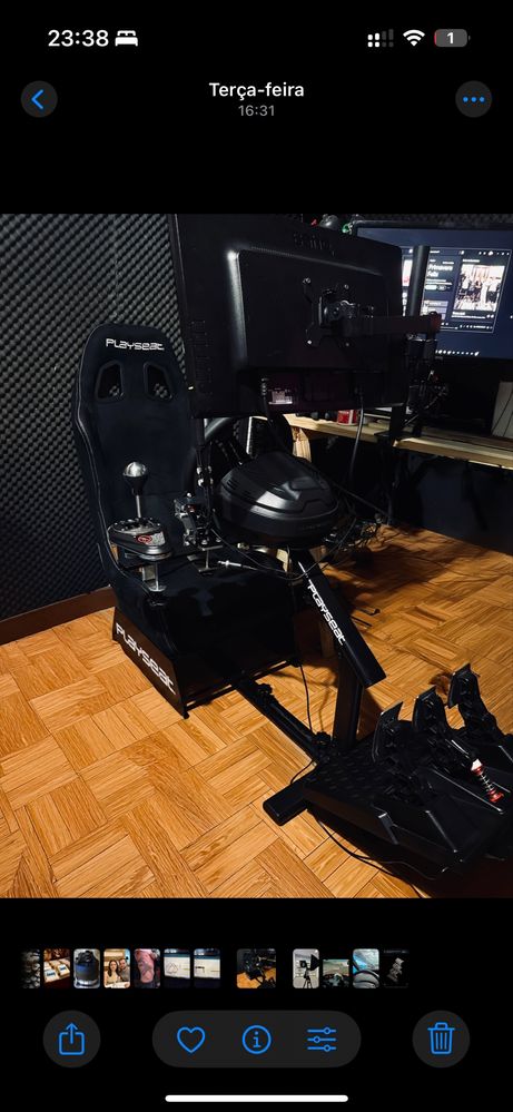Playseat + Thrustmaster T300 c/ Mods