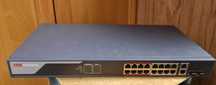 Switch PoE 16 portowy Hikvision DS-3E1318P-EI do kamer IP
