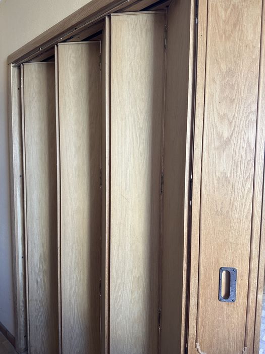 Drzwi harmonijkowe skladane 352 na 200 drewno