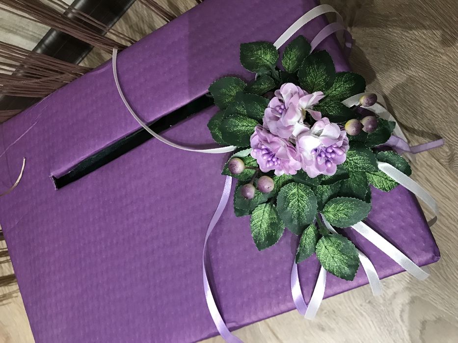 Коробка для грошей.Скринька на весілля.Для конвертів.Весільна коробка