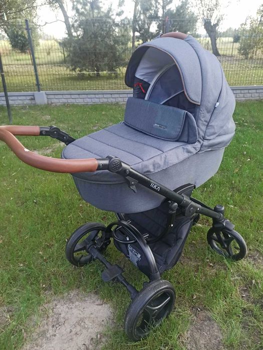 Wózek Bebetto Luca 3 w 1 nosidelko cybex z adapterami