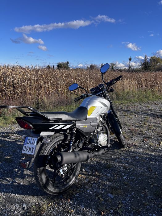 Motocykl Romet Zetka 125 Zarejestrowany Opłacony Mocny Na Prawko A1/B
