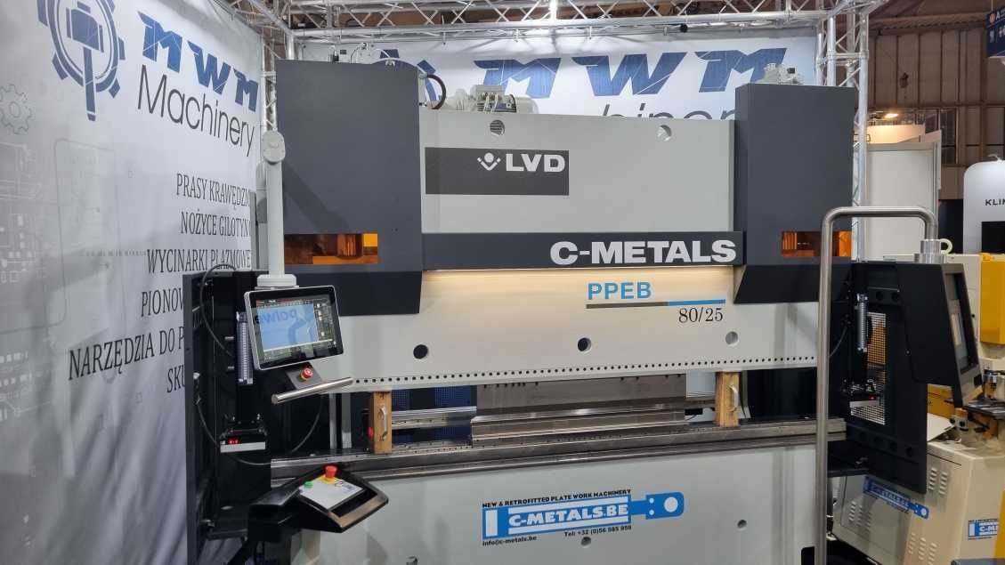 Prasa Krawędziowa LVD PPEB 80 /2500 CNC po modernizacji z gwarancją