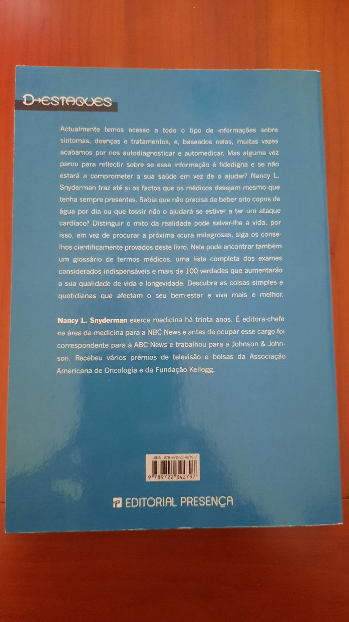 Mitos da mesicina que nos podem matar Nancy Snyderman