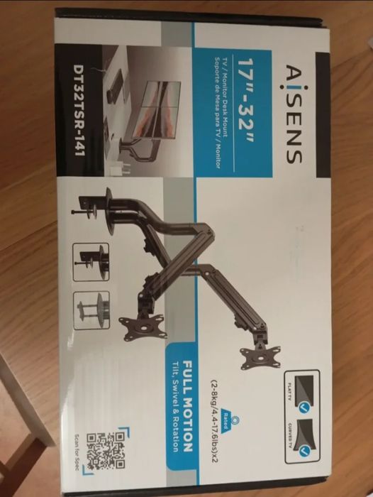 Suporte mesa monitor Aisens