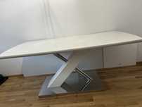 Stól bialy połysk 180x90 stol jadalnia kuchnia salon
