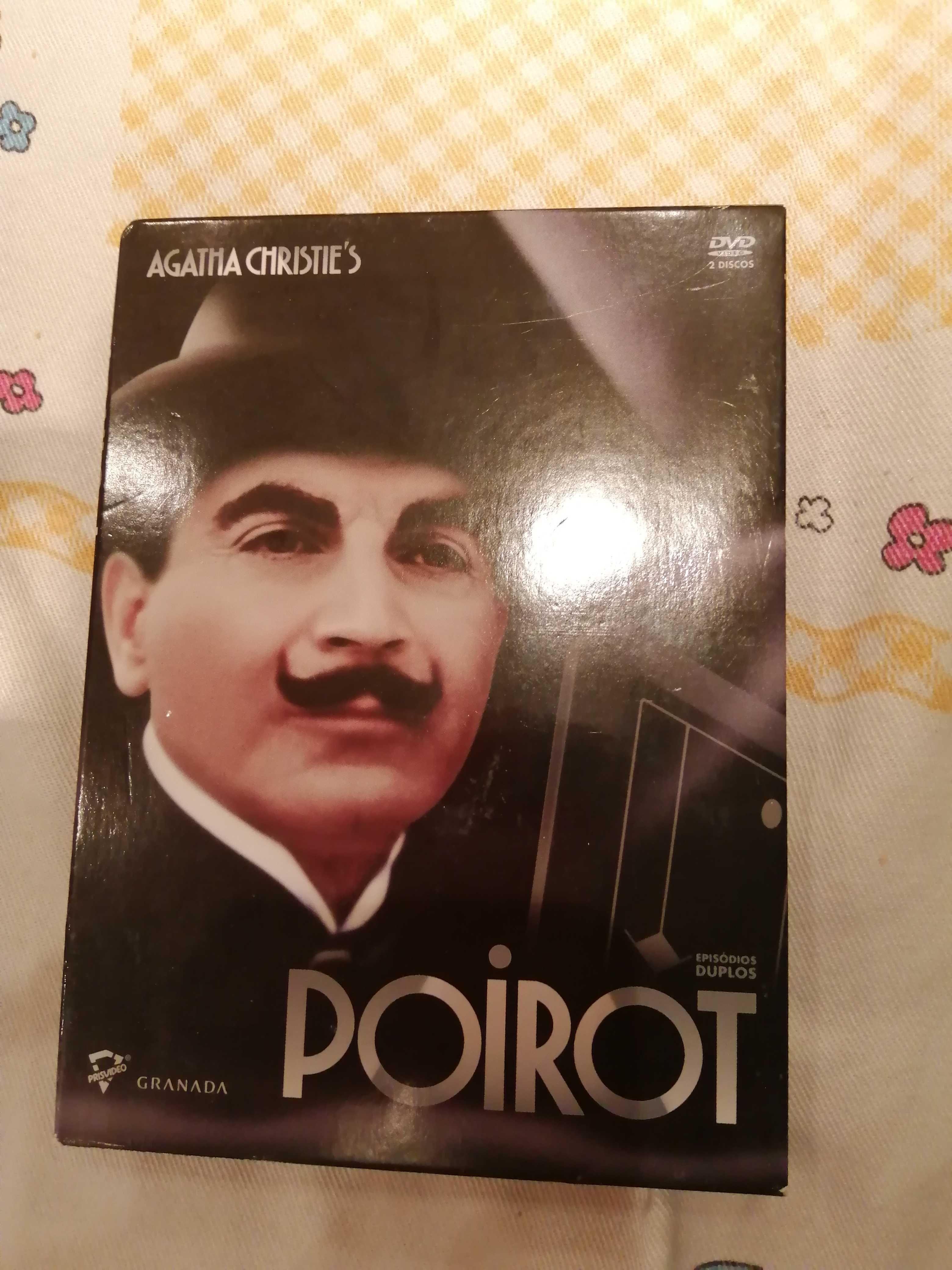 POIROT episódios duplos  2 dvds.