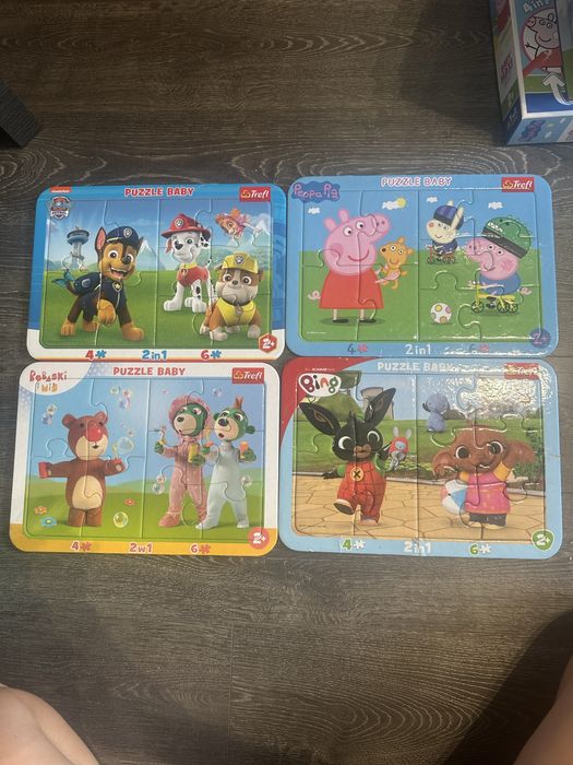 Zestaw ukladanek dla dziecka 18 miesiecy plus