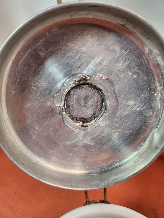 Dwa stare przedwojenne pojemniki na kawę i cukier