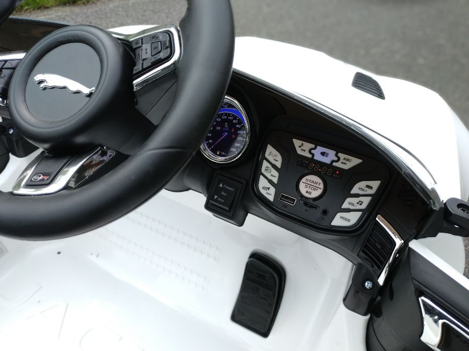 Auto Na Akumulator Samochód JAGUAR F-TYPE # 90W SKÓRA PILOT #