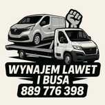 Wynajem Busa 9-Osobowego + Laweta | Transport | Atrakcyjne Ceny
