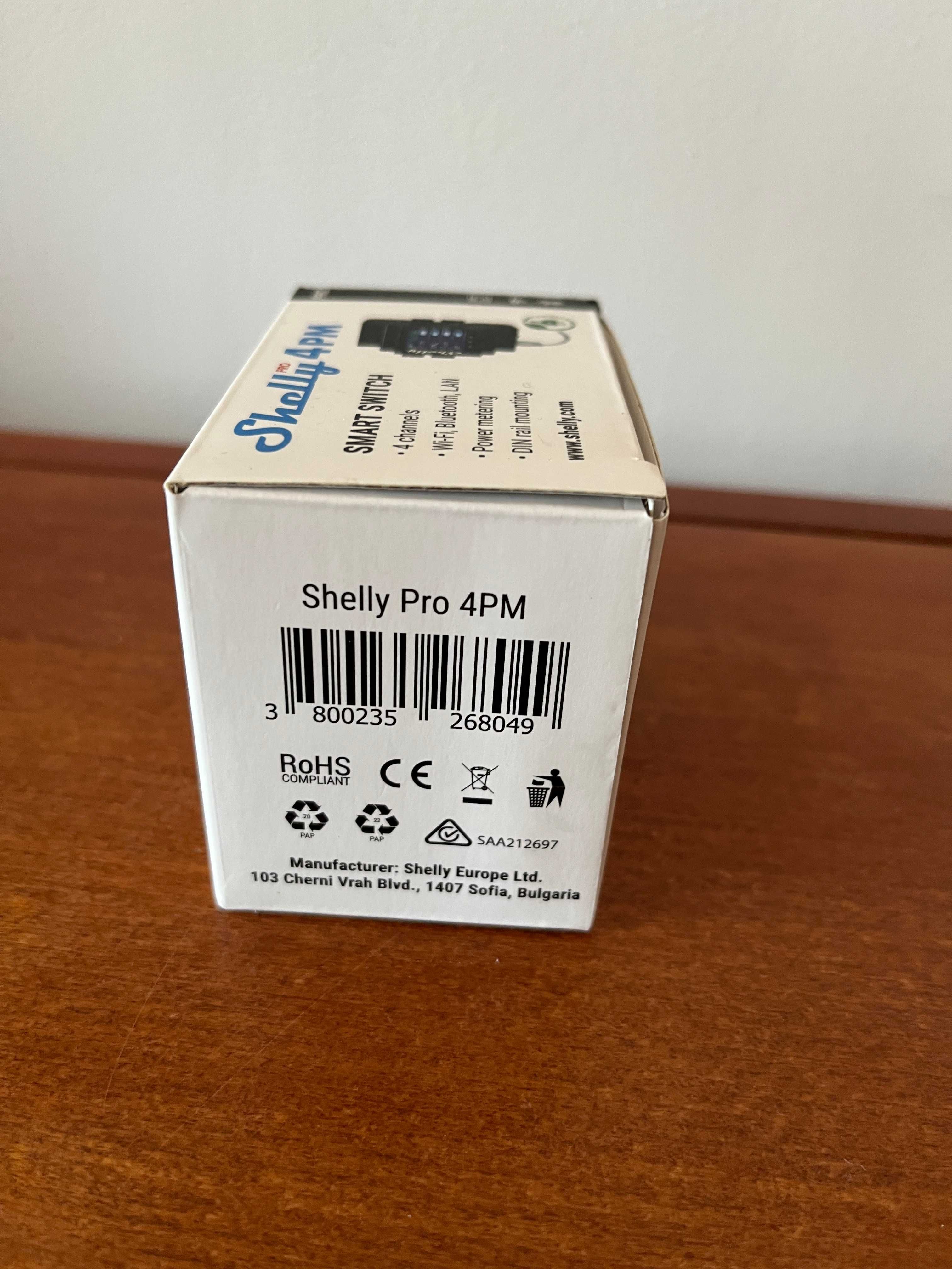 Shelly Pro 4PM - Smart Switch - Novos