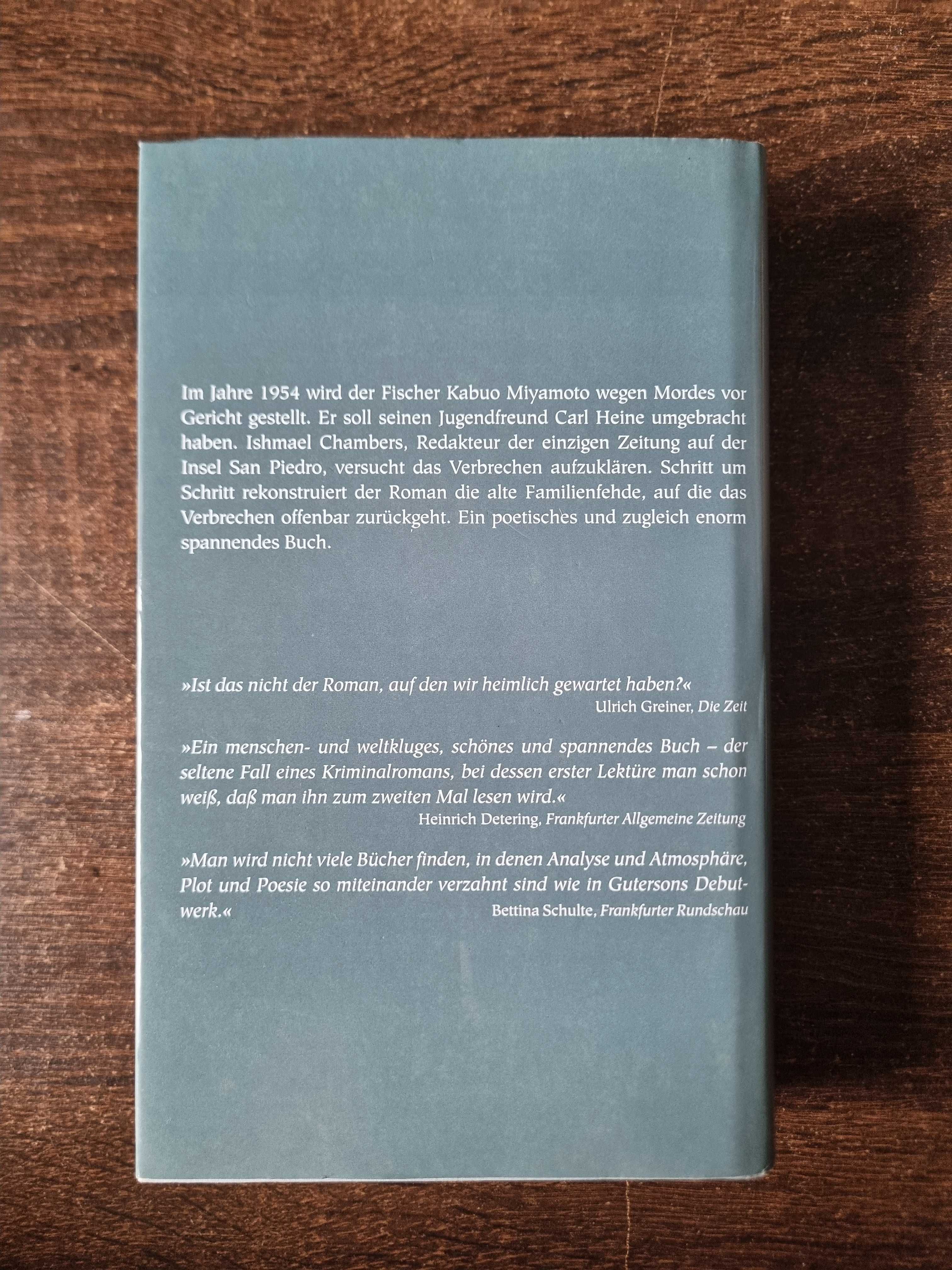 Schnee der auf Zedern fallt David Guterson w języku niemieckim