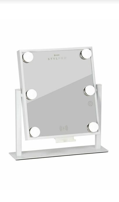 Lusterko StylPro Glam & Groove – NOWE, z Bluetooth i ładowarką bezprze