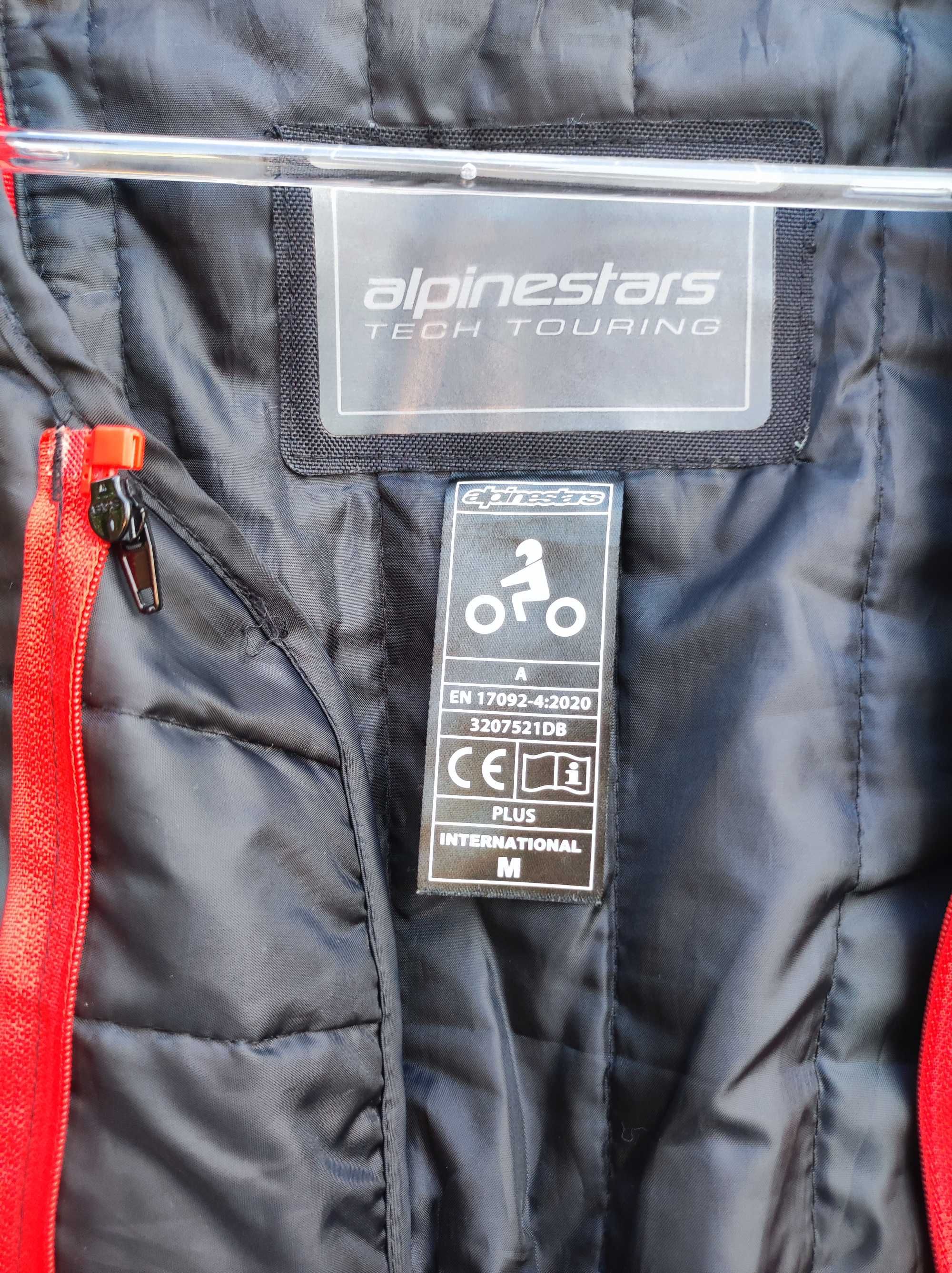Blusão de mota - ALPINESTARS - M c/ forro de aquecimento e proteções