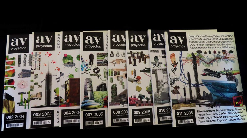 Revistas Arquitectura - AV Proyectos, Lote de 8 revistas