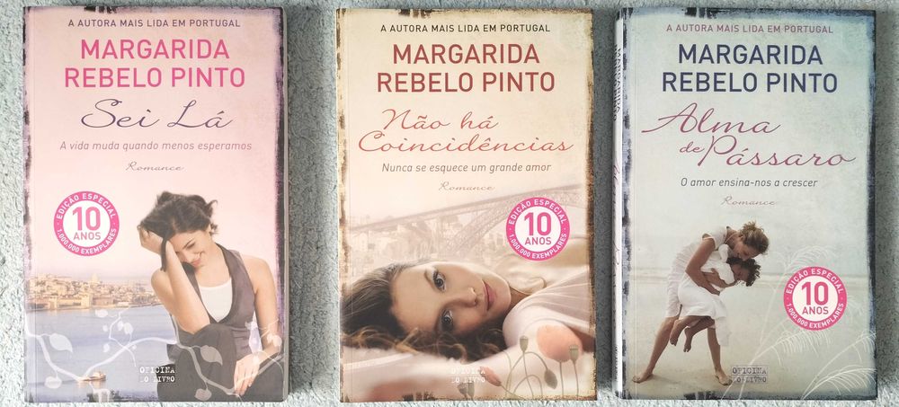 Lote de livros "Margarida Rebelo Pinto"