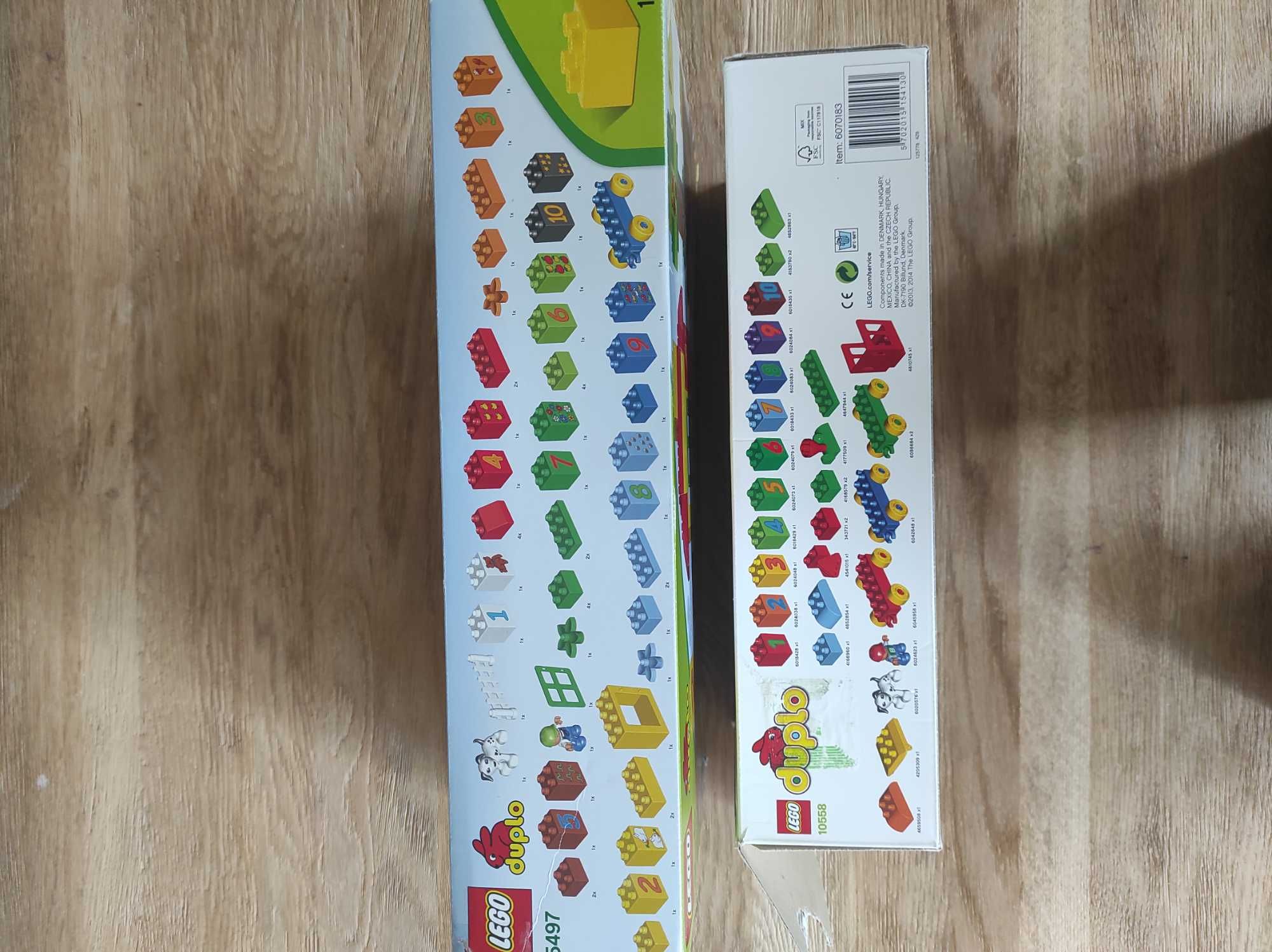 LEGO Duplo 5497 plus 10558 komplet pudełka