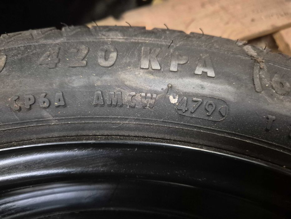audi s3 8l polift koło zapasowe 125/70 r 18
