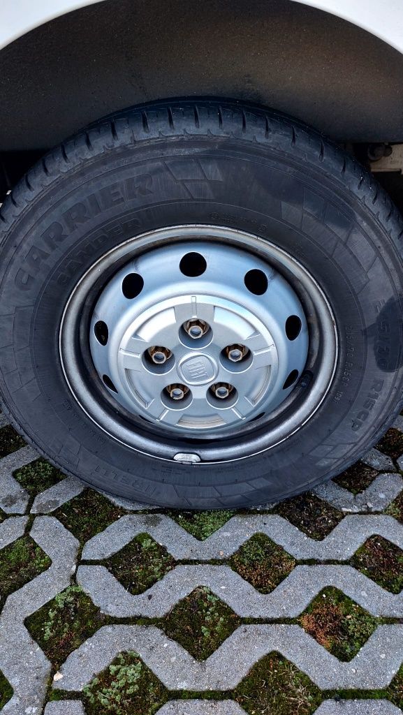 Jante 15 5x118 fiat. Pneu 215/70 R16