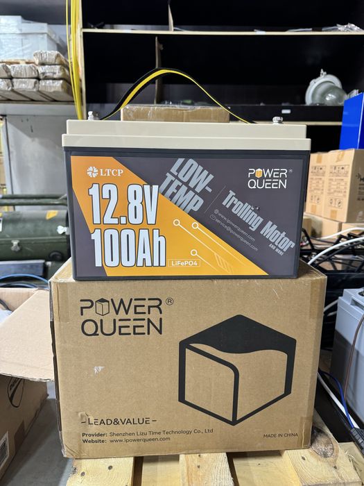 В наявності!!! Power Queen LifePo4 100ah 12v