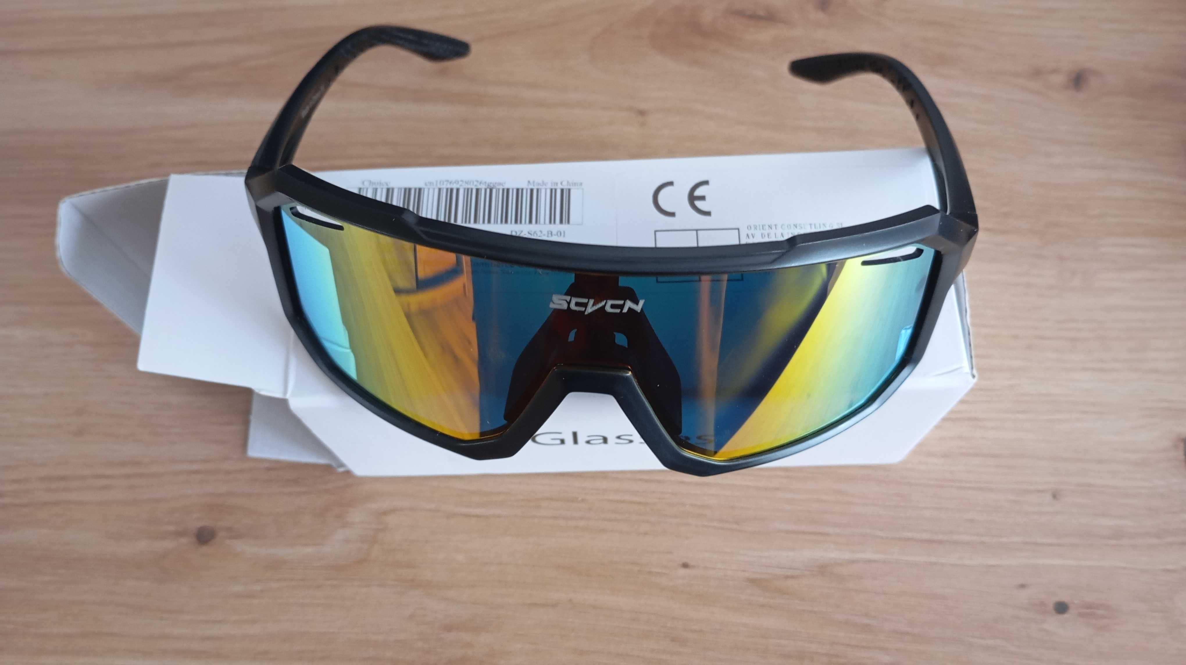 Okulary przeciwsłoneczne PRO SCVCN z UV400 Pro SCX62 - Nowe