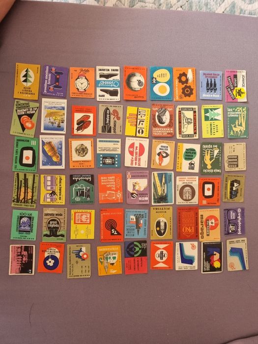 Etykiety zapałczane dla kolekcjonera