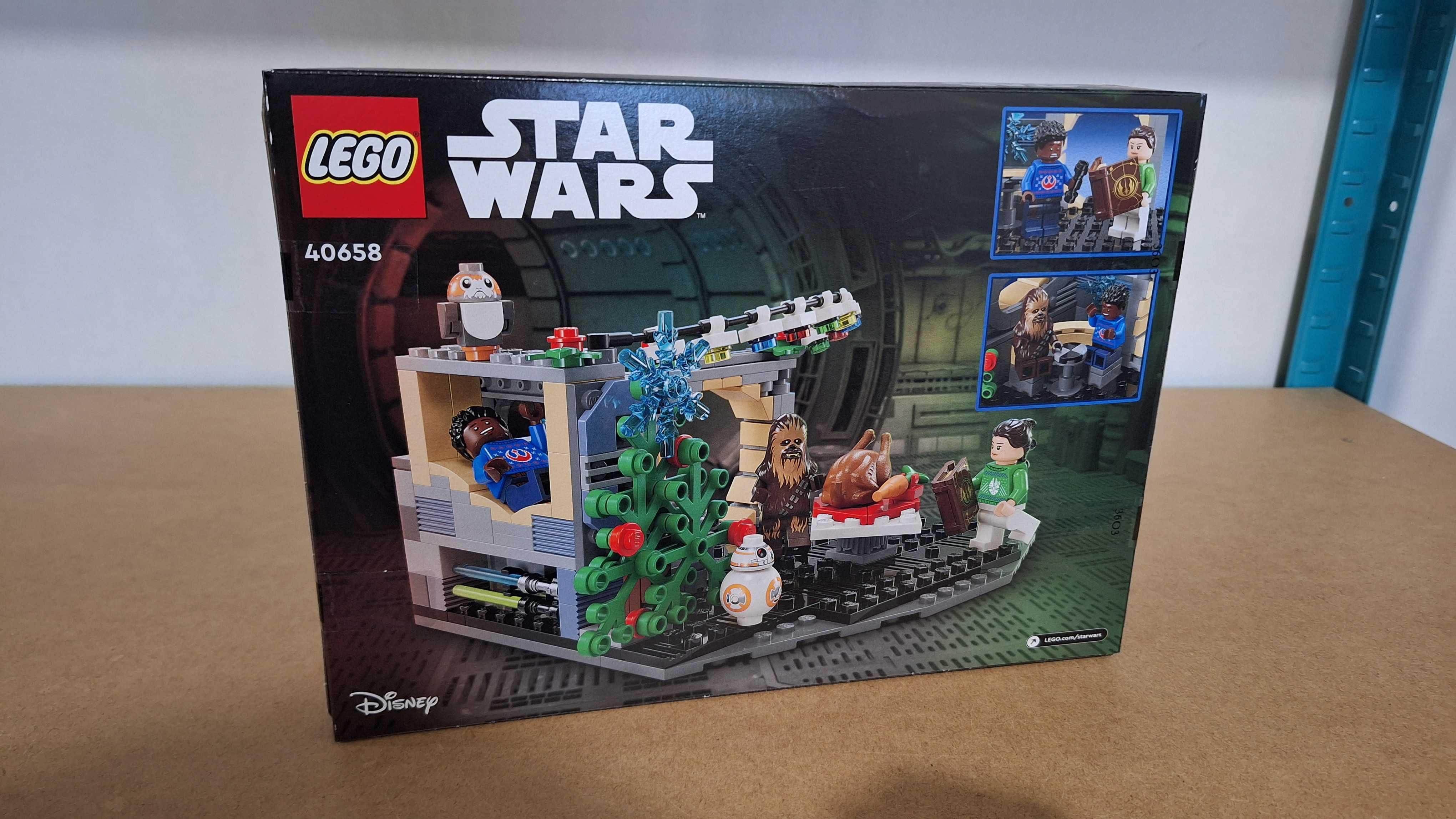 40658 lego świąteczna diorama z sokołem star wars nowe