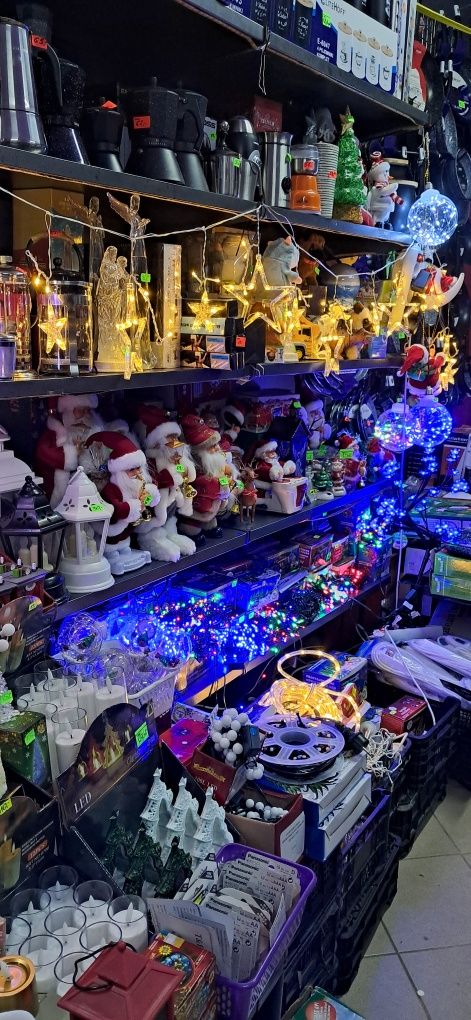 CHOINKA LED z gwiazdą lampion świecąca ozdoba świąteczna