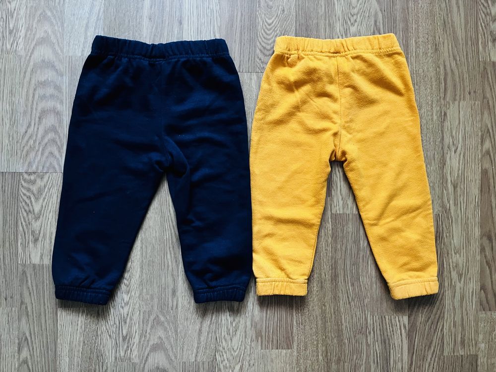 Conjunto de 2 calças em algodão - tam. 12-18 M